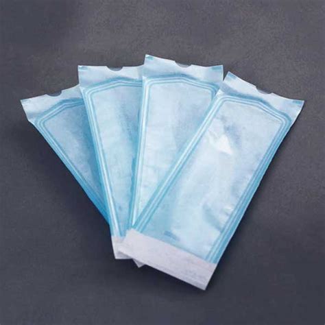 sterilization pouches paper side up